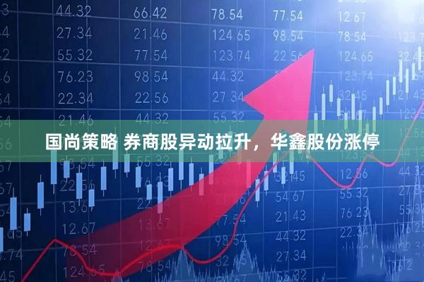 国尚策略 券商股异动拉升，华鑫股份涨停