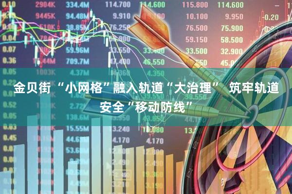 金贝街 “小网格”融入轨道“大治理”  筑牢轨道安全“移动防线”